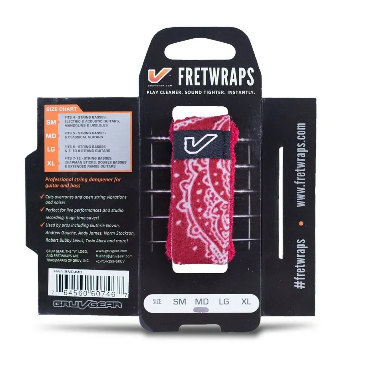 Глушитель струн Gruv Gear FretWraps String Muter Red Banana Large