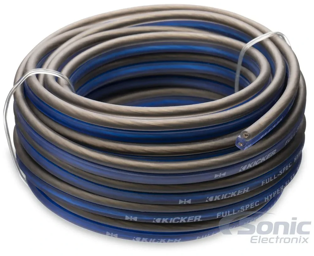 Kicker KW1620 20 ft. 16-Gauge Speaker Wire - Sonic Electronix