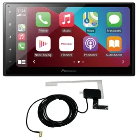 Pioneer USB Bluetooth DAB Lenkrad 2DIN Autoradio für Dacia Sandero ab 13 piano-s