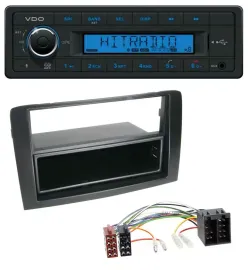 VDO AUX Bluetooth USB MP3 Autoradio für Fiat Idea (350 03-11) schwarz