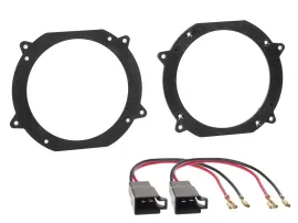 Lautsprechereinbauset für Volvo 740 760 850 940 960 130 mm Tür Front Heck