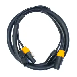Сетевой кабель American DJ AC3PTRUE6 Combo Black 1.8 м
