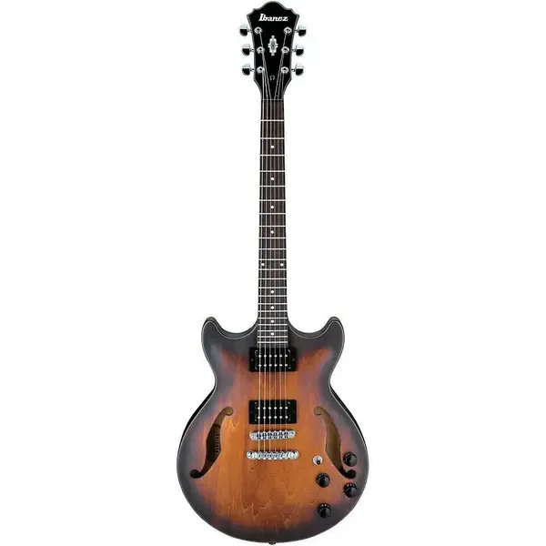 Электрогитара полуакустическая Ibanez AM73B Flat Tobacco