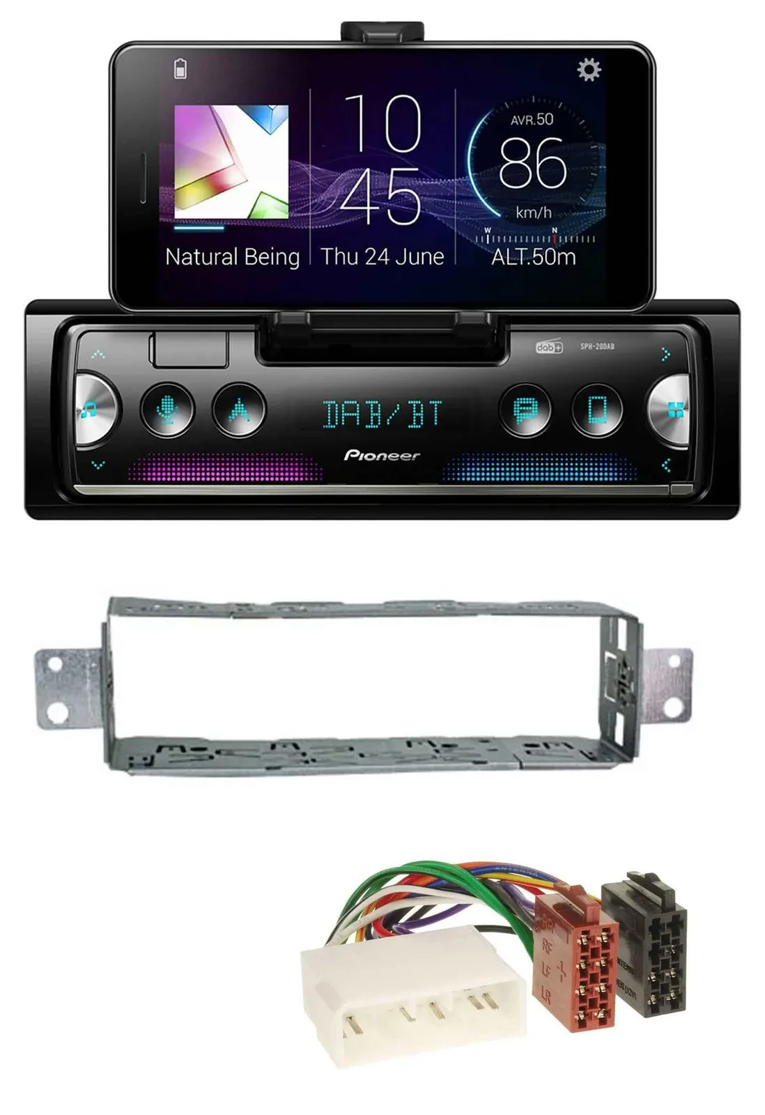 Pioneer USB MP3 Bluetooth DAB Autoradio für Daewoo Lanos Nubria Leganza Matiz