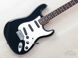 1976 H.S. Anderson ST70 Vintage S-Style Guitar Black w/ Tweed Case, Japan