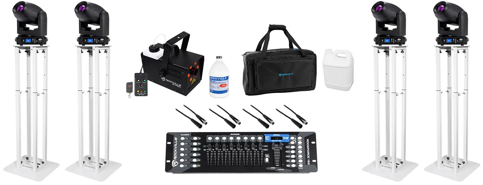 Комплект светового оборудования American DJ FOCUS SPOT 4Z+ROCKBOOTH XL+R1200L-5