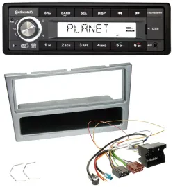 Continental USB 1DIN AUX DAB MP3 Autoradio für Opel Combo C Corsa C Tigra Meriva