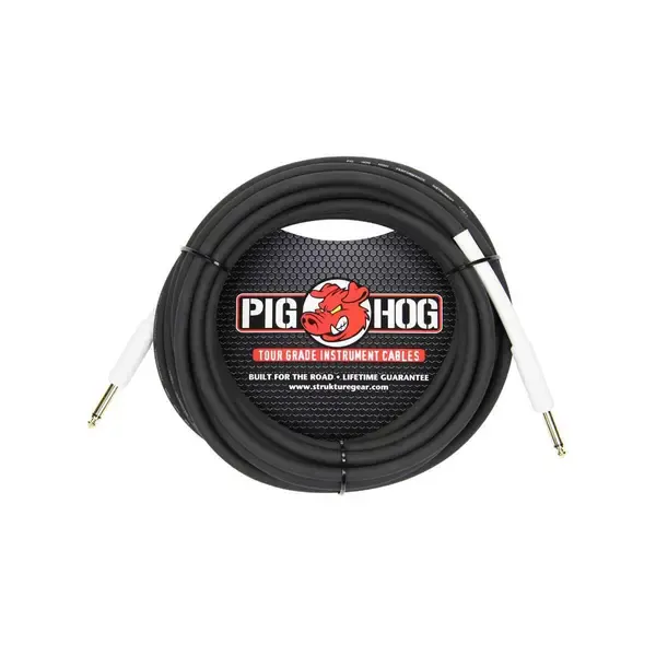 Инструментальный кабель Pig Hog PH25 Black 7.6 м