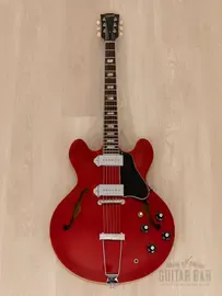 Электрогитара полуакустическая Gibson ES-330 TDC Vintage Hollowbody Sparkling Burgundy, Near Mint w/ Case 1968