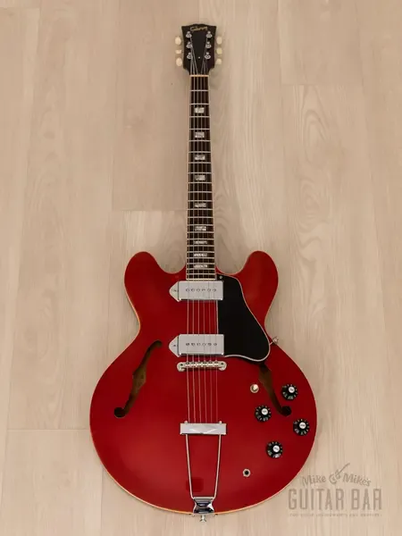 Электрогитара полуакустическая Gibson ES-330 TDC Vintage Hollowbody Sparkling Burgundy, Near Mint w/ Case 1968