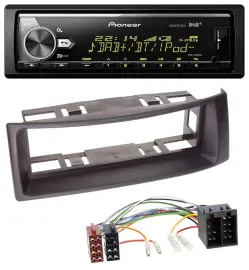 Pioneer Bluetooth USB DAB MP3 Autoradio für Renault Megane Scenic bis 03 schwarz