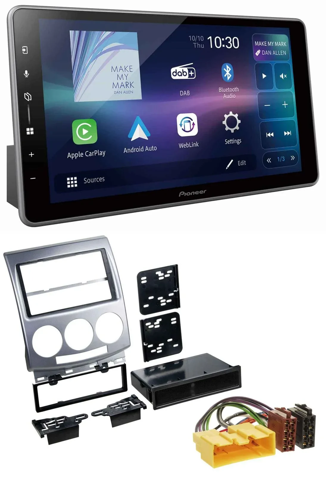 Pioneer Bluetooth USB DAB MP3 Autoradio für Mazda 5 (2005-2010)
