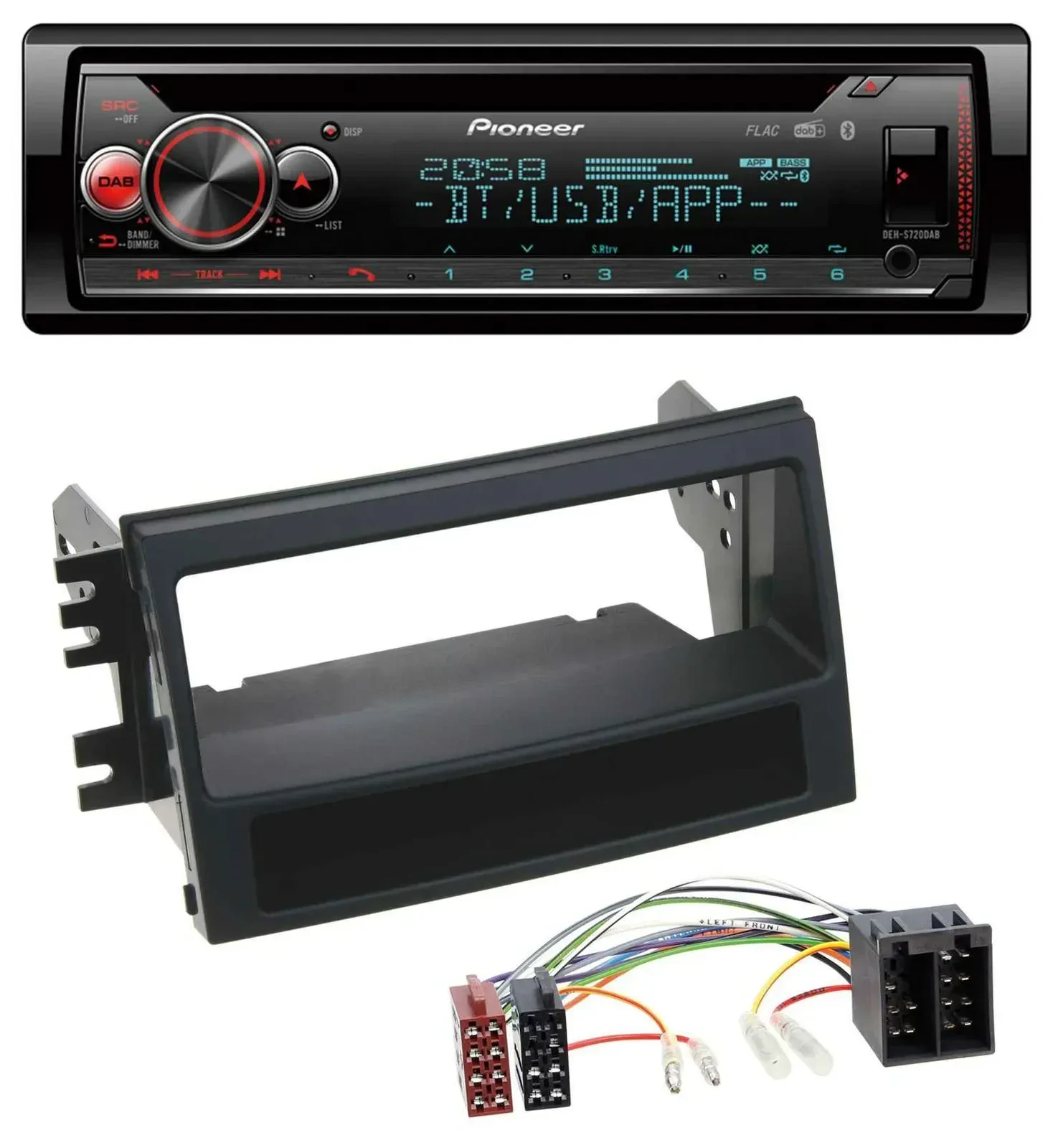 Автомагнитола Pioneer MP3 DAB CD Bluetooth USB для Kia Soul (AM, 2008–2011)