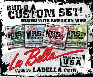 Струна для электрогитары La Bella HRS-P011, сталь, калибр 11