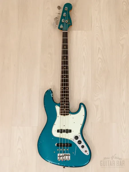 Бас-гитара Fender Jazz Bass JJ Lake Placid Blue w/case USA 1962