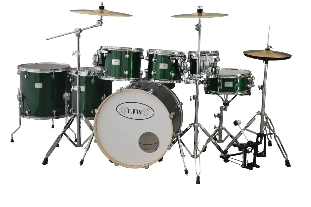 Барабанная установка TJW JW227-E1-GR зеленая