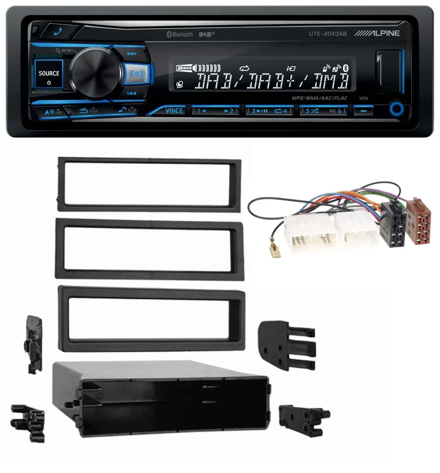 Alpine USB Bluetooth DAB MP3 Autoradio für Mazda 929 (1973-1995)
