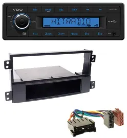 VDO AUX 1DIN MP3 USB Autoradio für Hyundai Sonata NF 02-05 schwarz