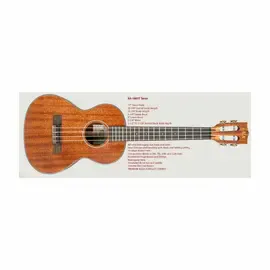 Kala KA-SMHT Solid Mahogany Tenor Ukulele inkl. Case