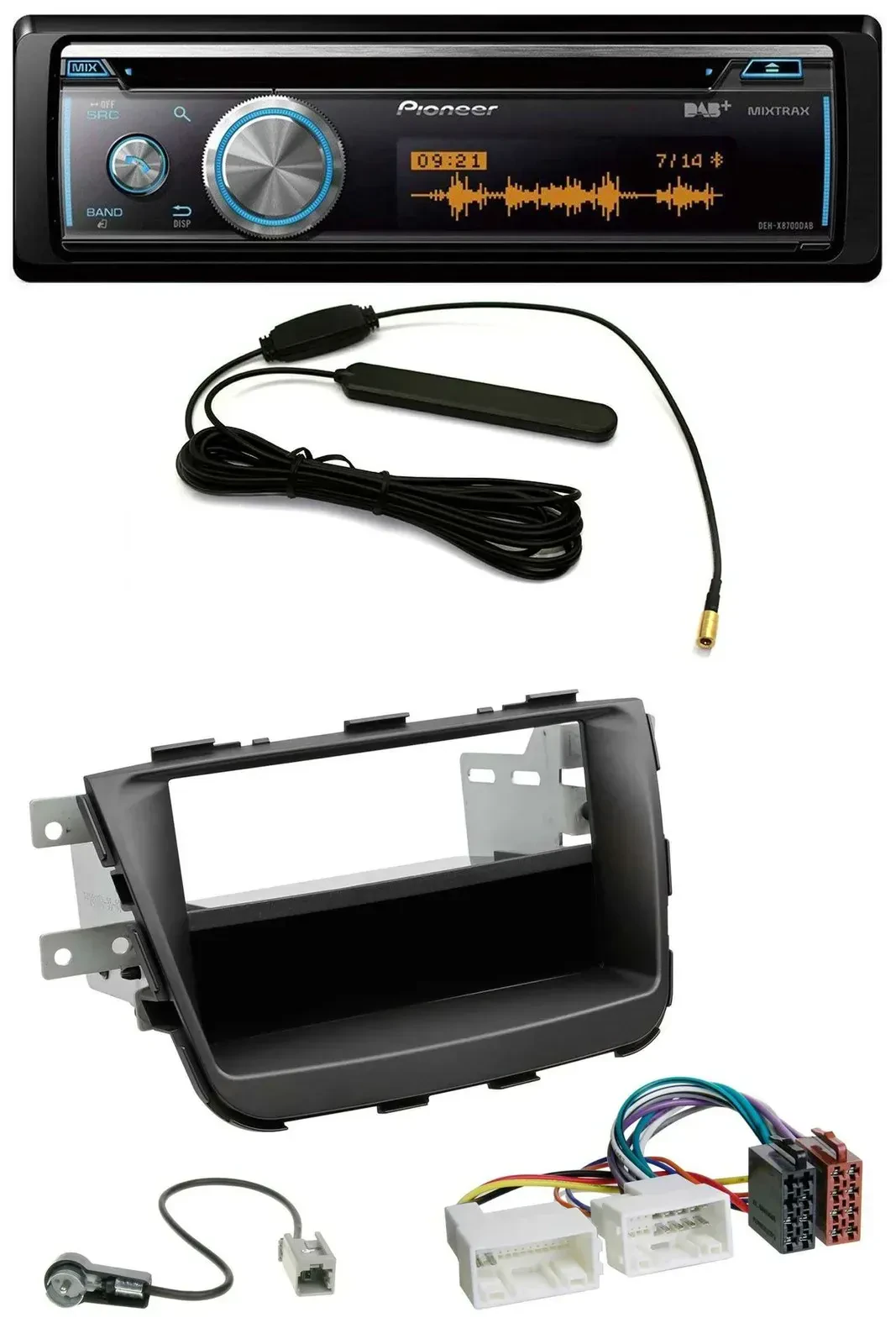 Автомагнитола Pioneer CD USB Bluetooth DAB MP3 для Kia Sorento II XM (2012–2015)