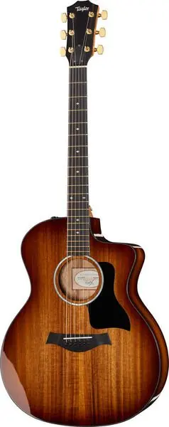 Электроакустическая гитара Taylor 224ce-K DLX Koa Grand Auditorium Acoustic-Electric Shaded Edgeburst