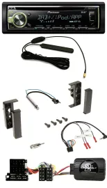 Автомагнитола Pioneer MP3 USB CD DAB для Audi A2/A3/A4/A6 (1999–2000) с поддержкой кнопок на руле