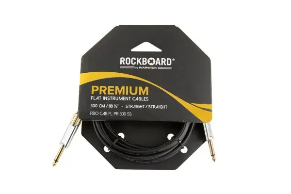 Инструментальный кабель Rockboard RBO CAB FL PR 300 Premium Black 2.7 м