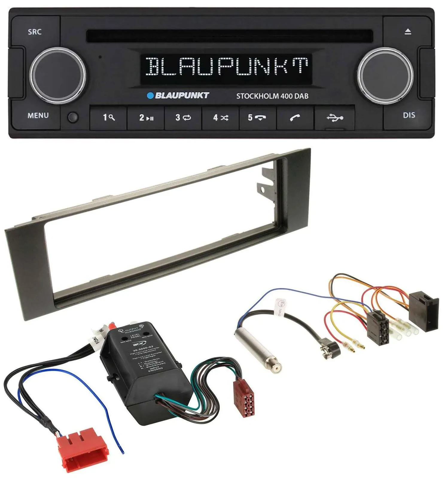 Blaupunkt MP3 Bluetooth DAB CD USB Autoradio für Audi A3 8P 03-06 Bose Aktivsyst