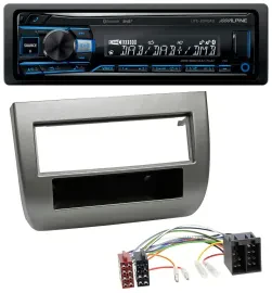 Автомагнитола для Lancia Y (843, 2003–2011) Alpine USB, Bluetooth, DAB, MP3 антрацит