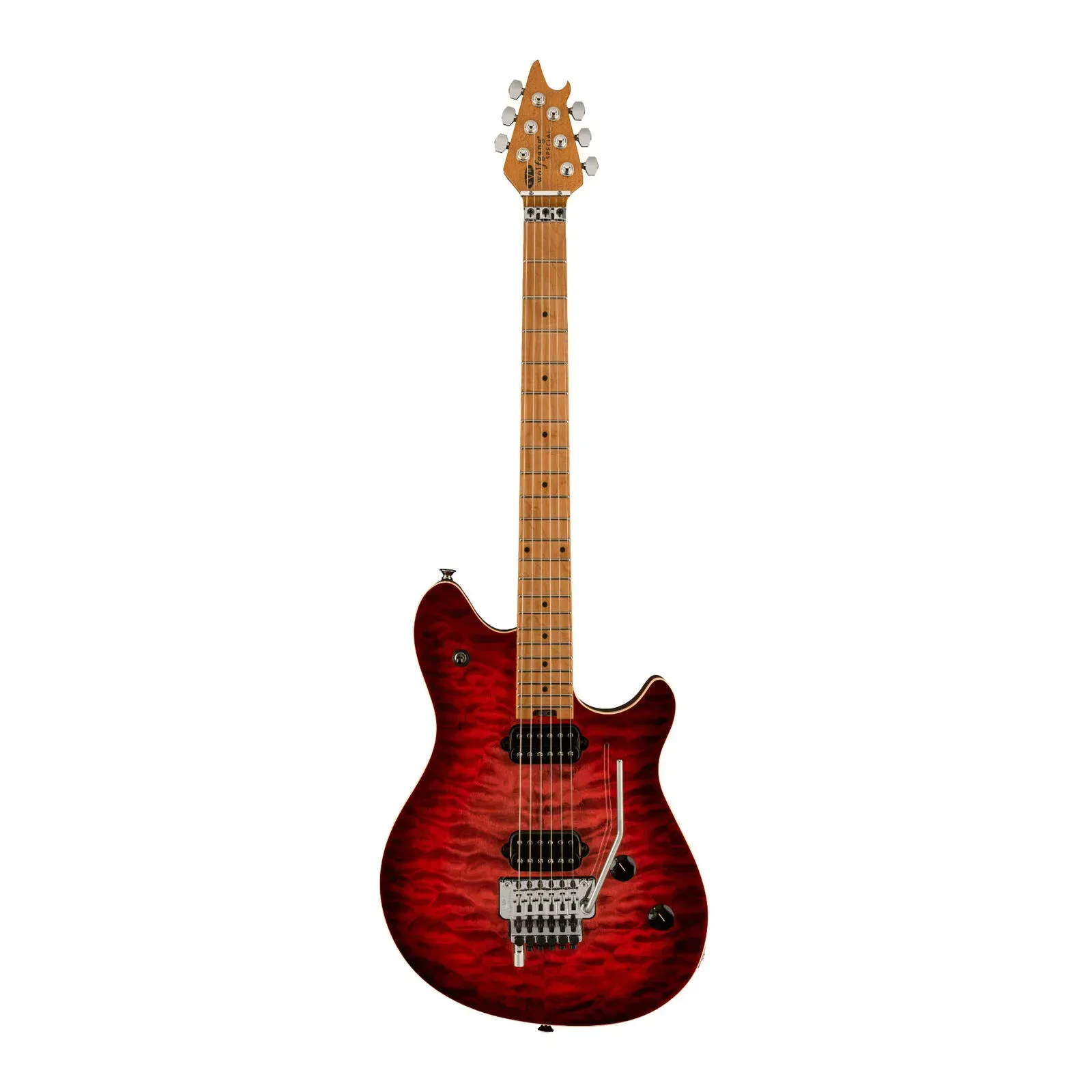 Электрогитара EVH Wolfgang Special QM Sangria с кейсом