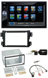 Blaupunkt SD Bluetooth 2DIN MP3 USB Lenkrad Autoradio für Opel Agila B Suzuki Sp