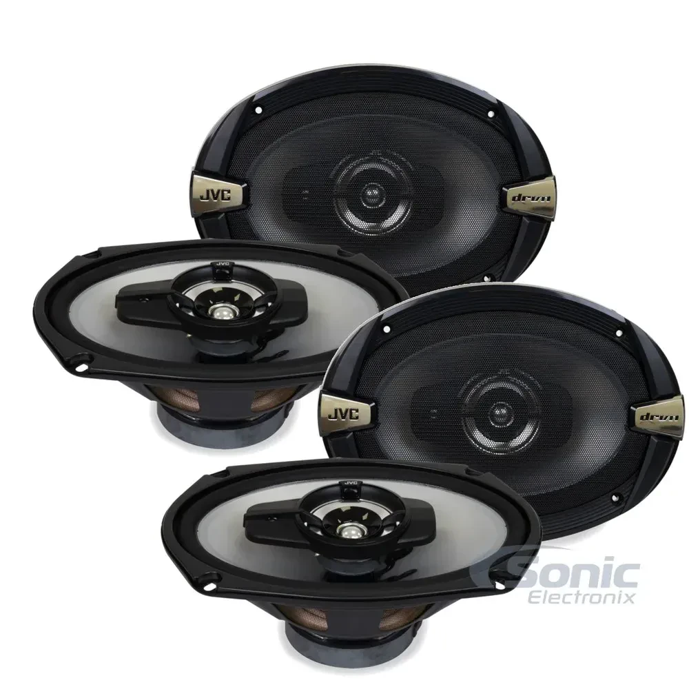 Автоколонки JVC CS-DR693 6x9" 3-полосные коаксиальные 280W RMS (набор, 2 пары)
