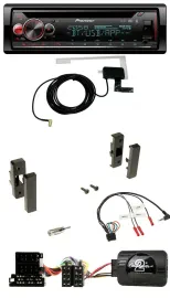 Автомагнитола для Audi A3 8L (1996–2000) Pioneer DAB, CD, USB, Bluetooth, поддержка управления на руле