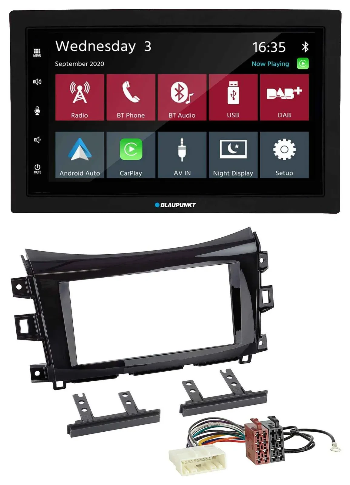 Blaupunkt DAB Bluetooth USB MP3 2DIN Autoradio für Nissan Navara (ab 16)