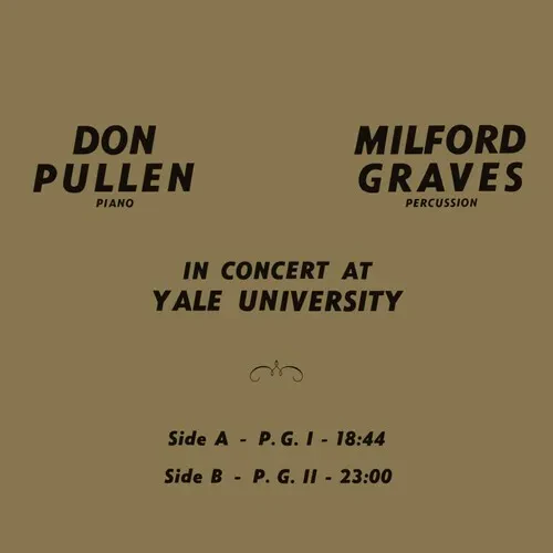 Виниловая пластинка Milford Graves - In Concert At Yale University [New Vinyl LP]