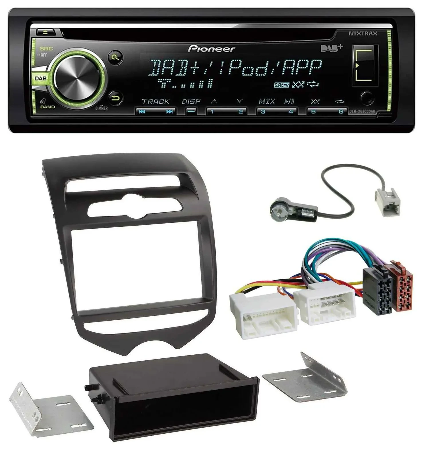 Автомагнитола для Hyundai ix20 (с 2010) Pioneer DAB, USB, MP3, AUX, CD