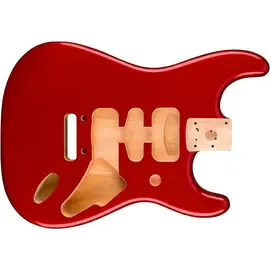 Гитарная дека Fender Deluxe Stratocaster Alder Body Candy Apple Red