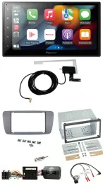 Pioneer Lenkrad USB Bluetooth DAB 2DIN Autoradio für Seat Ibiza ab 08 conemaragr
