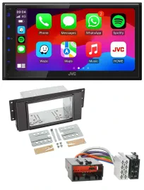 JVC Bluetooth 2DIN MP3 DAB USB Autoradio für LandRover Free Lander 2007-2010