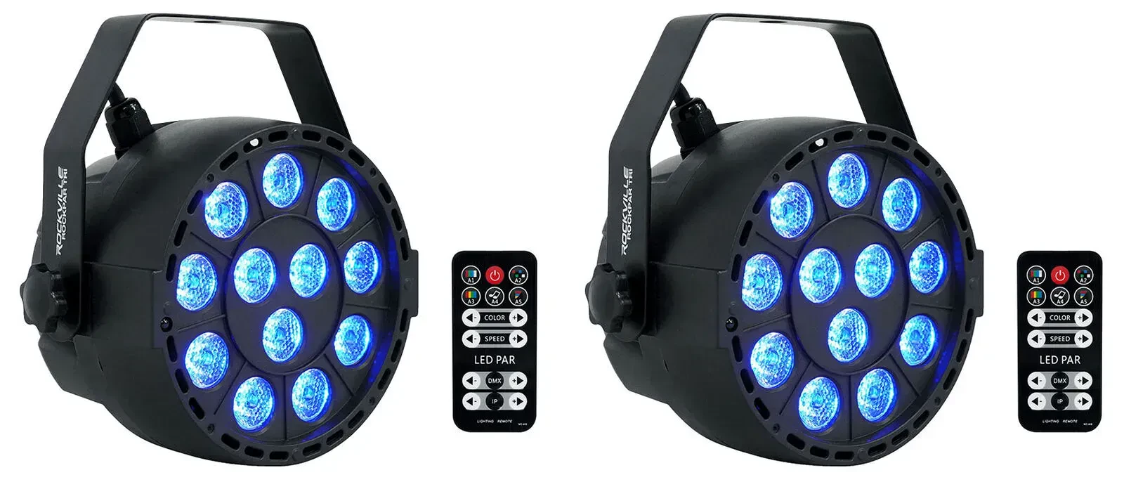 Светодиодный прибор Rockville RockPAR TRI LED RGB Compact (пара)