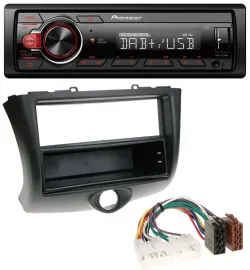Pioneer MP3 1DIN DAB USB AUX Autoradio für Toyota Yaris (2003-2006)