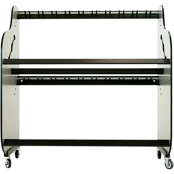 A&S Crafted Products Band Room Double-Stack Guitar Shelf Rack