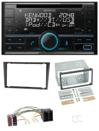 Kenwood CD 2DIN DAB USB MP3 Bluetooth Autoradio für Opel Combo C Corsa C Tigra M