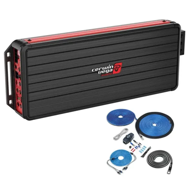 Cerwin-Vega VCU81 600W Monoblock Car Amplifier w/ Free 8 Gauge Amp Kit NVX