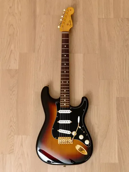 Электрогитара Fender Stratocaster '62 Vintage Reissue ST62G-80TX SSS Sunburst w/gigbag Japan 1999