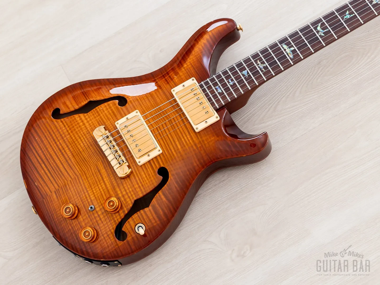 Б/У Электрогитара PRS Hollowbody II Piezo Artist Package 2004 с кейсом, ярлыками