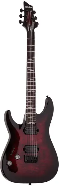 Электрогитара Schecter Omen Elite 6 Left-Handed Electric Guitar, Black Cherry Burst