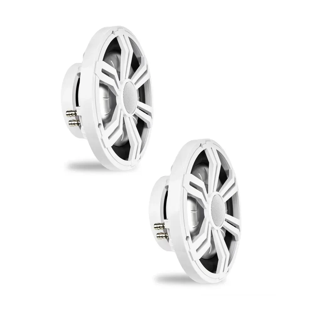 Сабвуфер для морского применения Belva BMSS10RW 10", малоглубинный, RGB-подсветка (набор, пара)