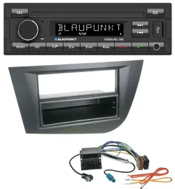 Blaupunkt AUX Bluetooth MP3 USB Autoradio für Seat Leon (ab 05) - schwarz