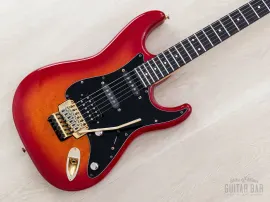 Б/У Электрогитара Fender Pro Feel Stratocaster STR75 SSH с Floyd Rose, 1988, Japan (Fujigen)